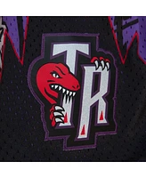 Mitchell & Ness Men's Purple Toronto Raptors 1998/99 Hardwood Classics Slap Sticker Swingman Shorts
