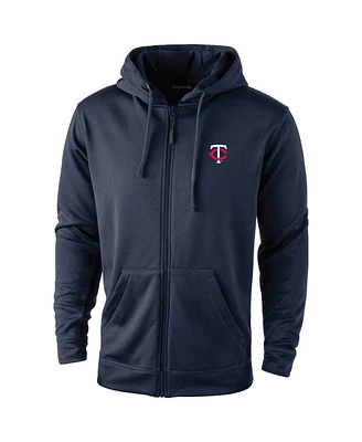 Dunbrooke Men's Navy Minnesota Twins Trophy Full-Zip Hoodie