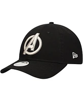 New Era Women's Black The Avengers 9TWENTY Adjustable Hat
