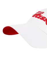 '47 Brand Women's White Nebraska Huskers Pensacola Clean Up Adjustable Hat