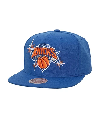 Mitchell & Ness Men's Blue New York Knicks Starlight Snapback Hat