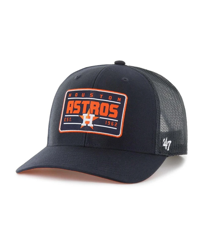 '47 Brand Men's Navy Houston Astros Hardline Trucker Adjustable Hat
