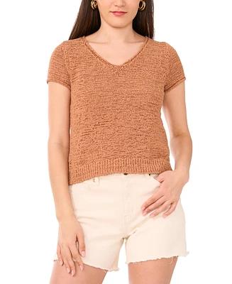 Vince Camuto Women's Short-Sleeve Knit Top