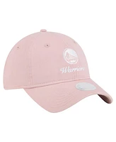New Era Women's Pink Golden State Warriors Gameday Preppy 9TWENTY Adjustable Hat