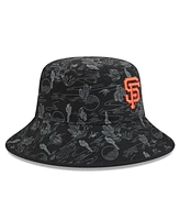 New Era Men's Black San Francisco Giants 2025 Spring Training All Over Print Bucket Hat