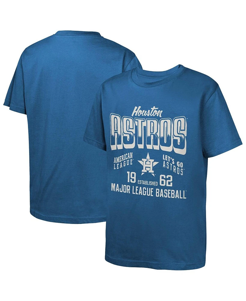 Outerstuff Big Boys and Girls Navy Houston Astros Headliner T-Shirt