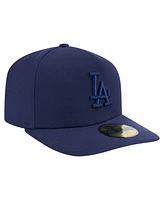 New Era Men's Navy Los Angeles Dodgers Color Pack A-Frame 59FIFTY Fitted Hat