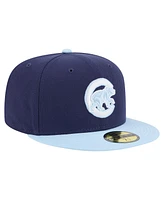 New Era Men's Navy/Light Blue Chicago Cubs Color Pack 2-Tone 59FIFTY Fitted Hat