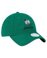 New Era Women's Kelly Green Boston Celtics Gameday Preppy 9TWENTY Adjustable Hat