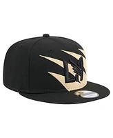 New Era Men's Black/Tan Lafc Jagged 9FIFTY Snapback Hat
