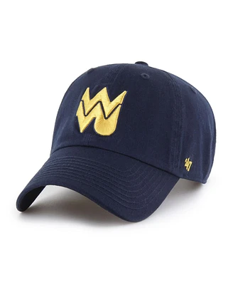 '47 Brand Men's Navy West Virginia Mountaineers Vault Clean Up Adjustable Hat