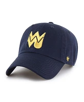 '47 Brand Men's Navy West Virginia Mountaineers Vault Clean Up Adjustable Hat