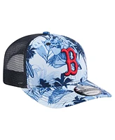 New Era Men's Navy Boston Red Sox Hula Trucker 9SEVENTY Adjustable Hat