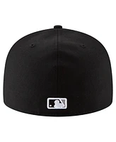 New Era Men's Black Chicago White Sox 125th Anniversary 59FIFTY Fitted Hat