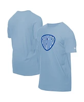New Era Men's Light Blue Chicago Cubs Guitar Pick T-Shirt