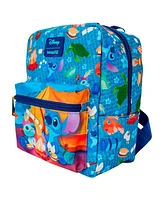 Loungefly Lilo and Stitch Camping Cuties Nylon Mini Backpack