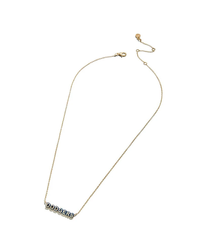 Wear by Erin Andrews Los Angeles Dodgers Delicate Enamel Necklace