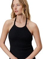 Sanctuary Women's Promenade Cotton Crochet Fringe-Hem Dress