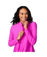 Free Country Women's Sun Breeze 1/2 Zip Sunshirt