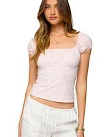 Edikted Women's Oleana Gathered Bust Top