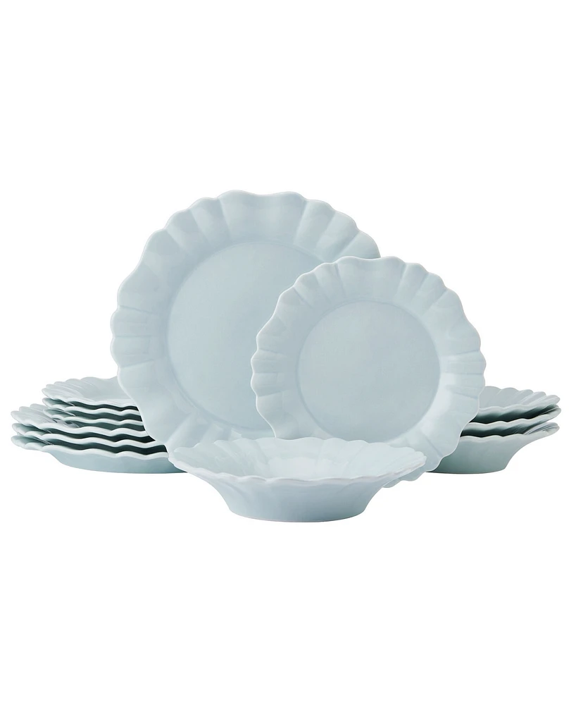 Pfaltzgraff Graceful Petals 12-Pc. Dinnerware Set, Service for 4