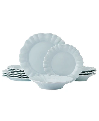 Pfaltzgraff Graceful Petals 12-Pc. Dinnerware Set, Service for 4