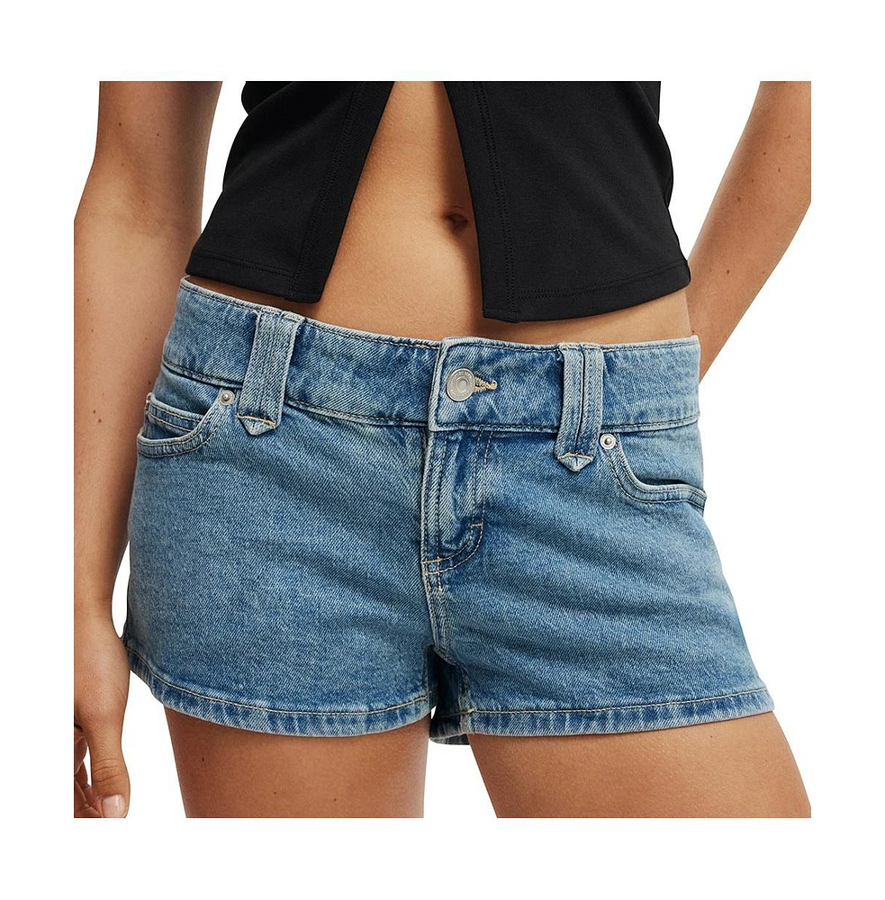 Cotton On Women's Micro Low Denim Short