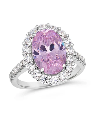 Anna Zuckerman Kennedy Oval Crystalline Ring