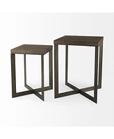 Traditional Solid Wood Square End Table – Timeless Accent Piece