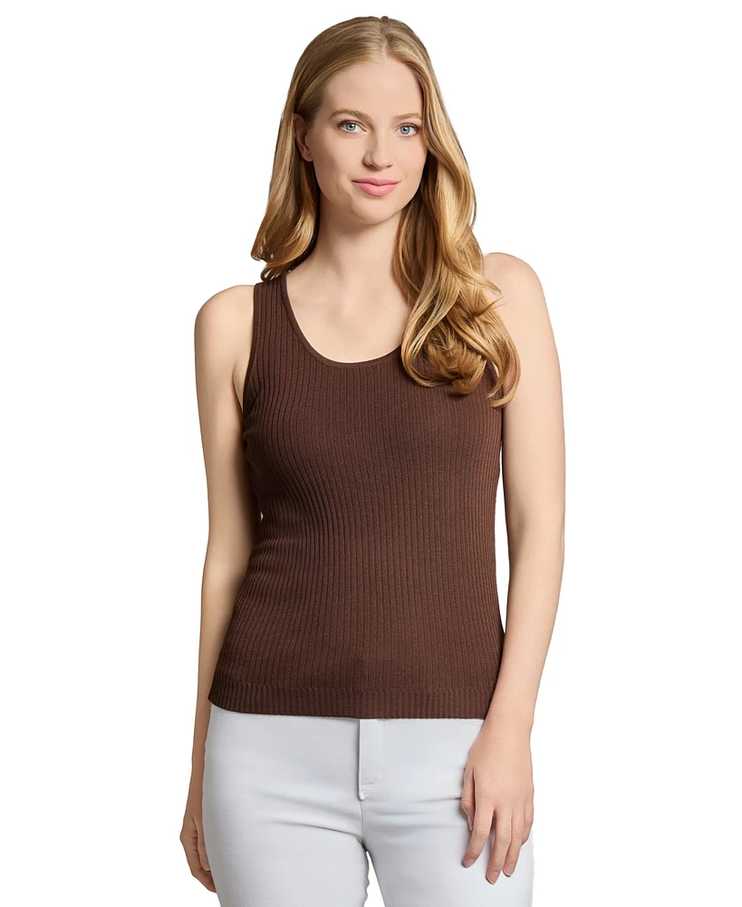 Jones New York Petite Sleeveless Scoop-Neck Tank Top