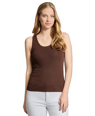 Jones New York Petite Sleeveless Scoop-Neck Tank Top