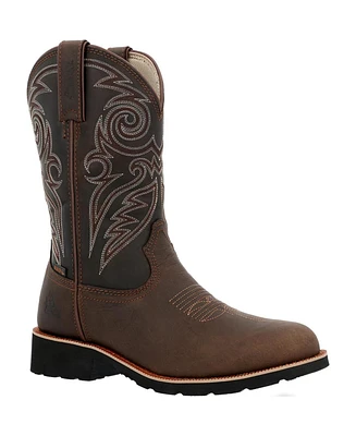 Rocky Men's MonoCrepe 12” Steel Toe Western Boot