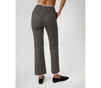 WeWoreWhat Women's Crop Straight Pant