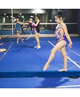 7 Feet Folding Portable Floor Balance Beam with Handles for Gymnasts