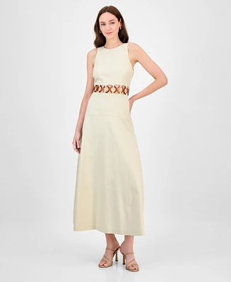 Rachel Roy Women's Daphne Ring-Trim Cutout Dress