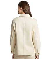 Jones New York Petite Patch-Pocket Button-Front Jacket