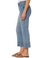 Democracy Petite "Ab"solution High-Rise Kick Flare Jeans