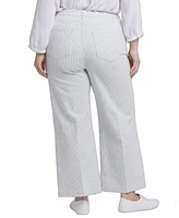 Nydj Plus Wide Leg Ankle Jeans
