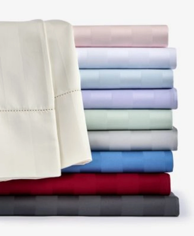 Last Act Charter Club 1.5 Stripe 550 Thread Count 100 Cotton Sheet Sets Exclusively At Macys