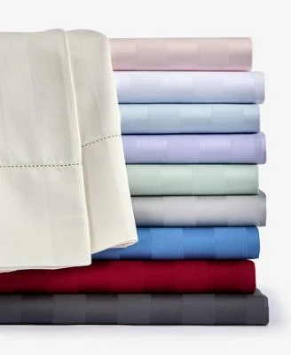Last Act Charter Club 1.5 Stripe 550 Thread Count 100 Cotton Sheet Sets Exclusively At Macys