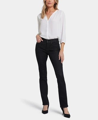 Nydj Women's Waist Match Marilyn Straight Jeans