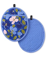 kate spade new york Painterly Bouquet Pot Holder Set, 8" x 10"