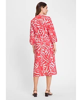 Olsen Women's Palm Statement Print Dress
