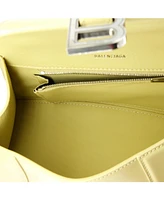 Pre-Owned Balenciaga Small Hourglass Top Handle Bag Leather