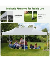 10 x 20 Feet Outdoor Pop-Up Patio Folding Canopy Tent