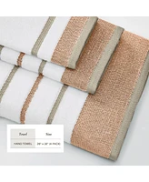 Linery & Co. Luxurious Cotton Decorative 4-Piece Hand Towel Set