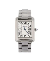 Pre-Owned Cartier Tank Solo Quartz Watch in Stainless Steel 24mm