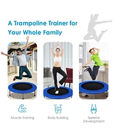 36 Inch Mini Folding Trampoline Portable Recreational Fitness Rebounder