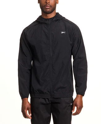 Reebok Men's Hooded Zip-Front Track Jacket