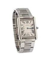 Pre-Owned Cartier Tank Solo Quartz Watch in Stainless Steel 27mm
